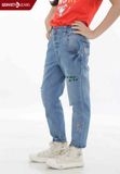  BQ103J460 - Quần Dài Jeans Thêu Hoạ Tiết Mini Bé Gái Nhí 