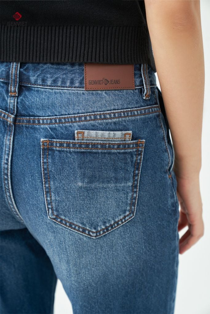 Quần Jeans Nữ Suông Vừa XQ1223J08732