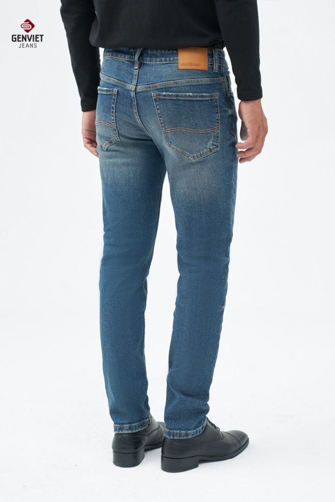 Quần Jeans Nam Ống Col Vừa TQ1103J08746