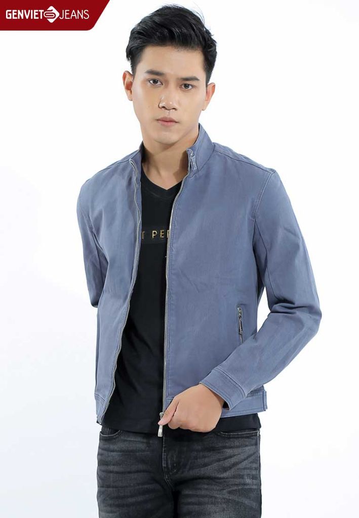 T6121K237 - Áo Khoác Kaki Dáng Biker Trẻ Trung