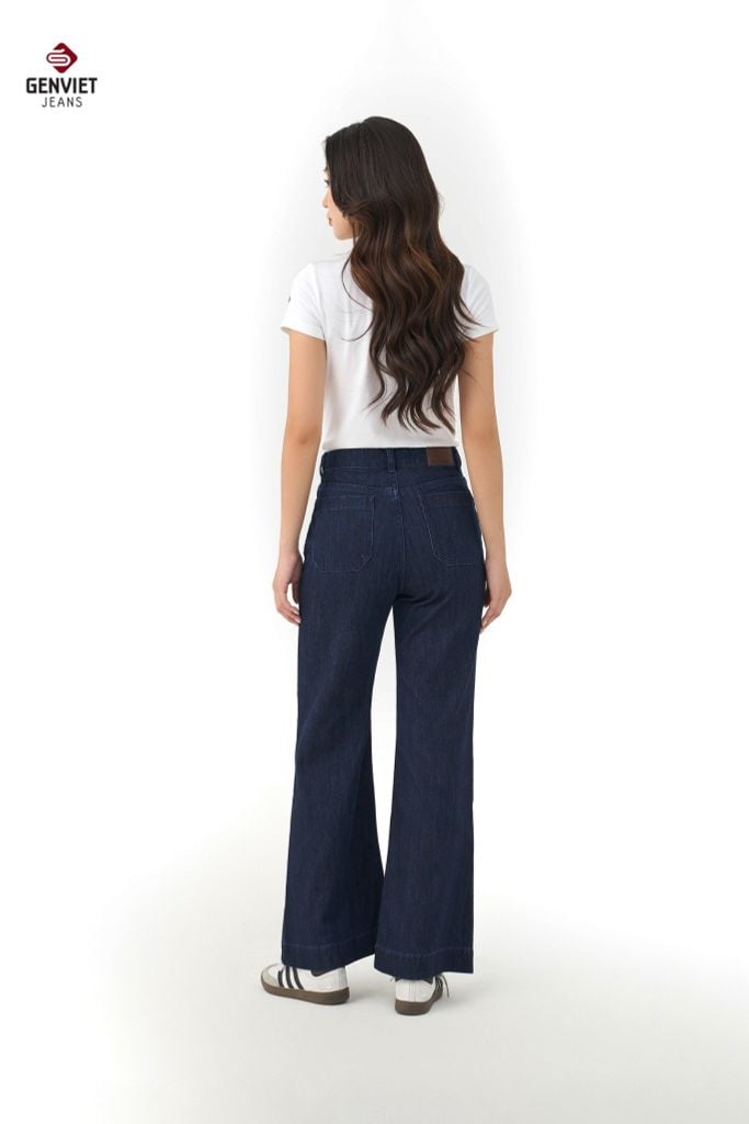 Quần Jeans Nữ Ống Vảy TQ135J8721