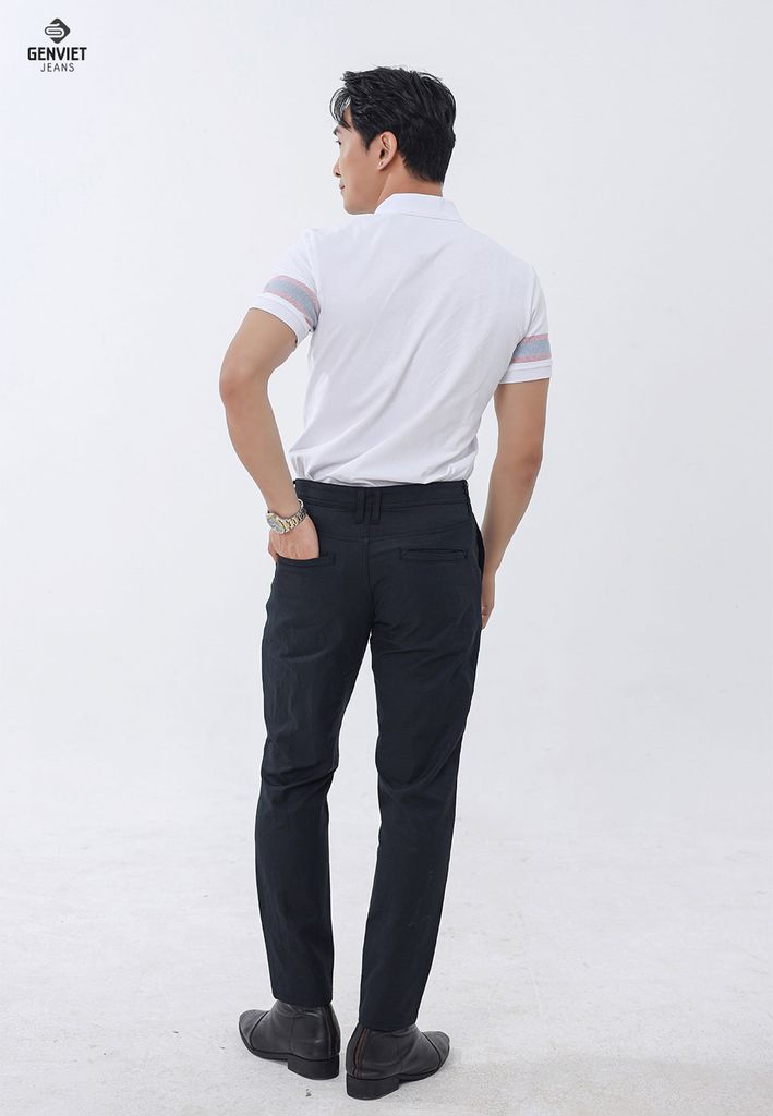 Quần Kaki Nam Ống Col Đứng D1108K8137