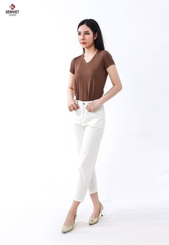 Quần Kaki Nữ Dáng Baggy DQ104K8151