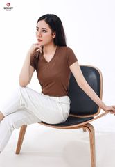 Quần Kaki Nữ Dáng Baggy DQ104K8151