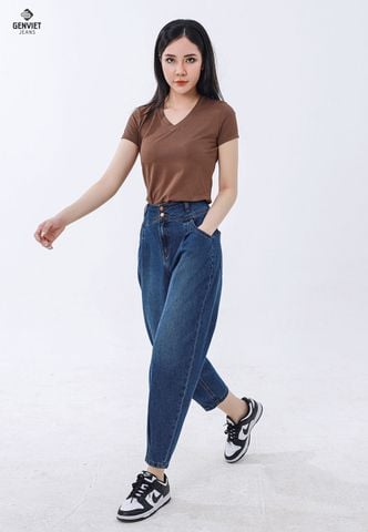 Quần Jeans Nữ Dáng Baggy DQ104J8148
