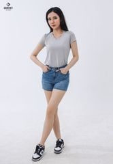 Quần Sooc Jeans Nữ Ôm Vừa DQ403J8270