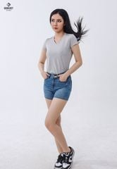 Quần Sooc Jeans Nữ Ôm Vừa DQ403J8270
