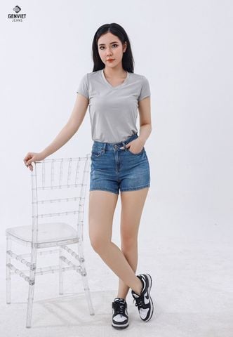 Quần Sooc Jeans Nữ Ôm Vừa