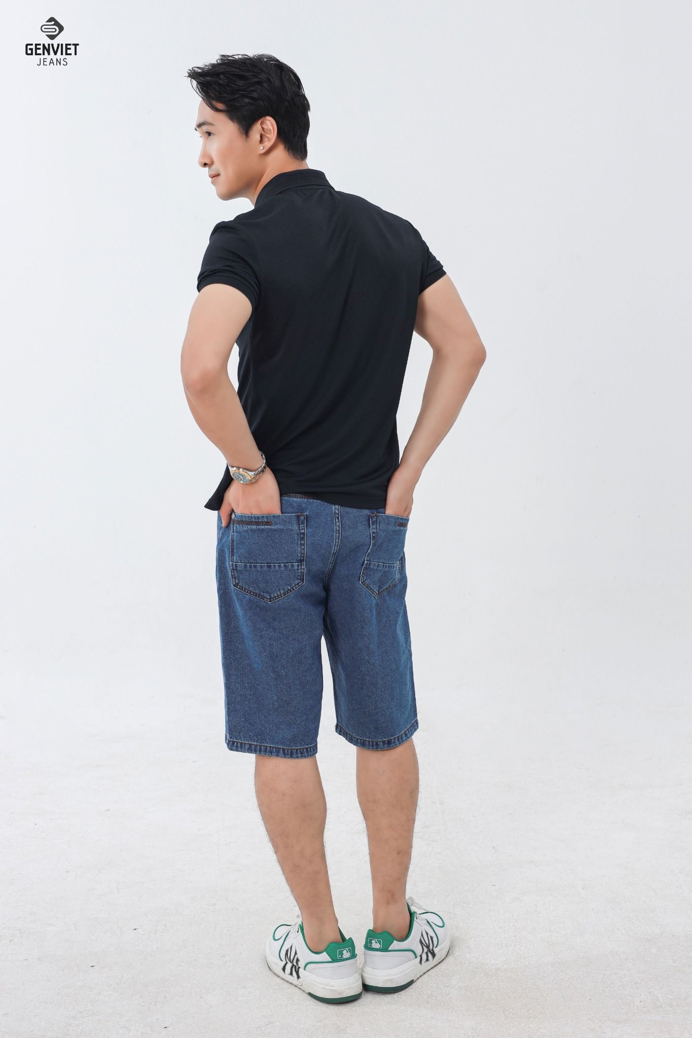  Quần Ngố Nam Jeans Đứng D1309J8215 