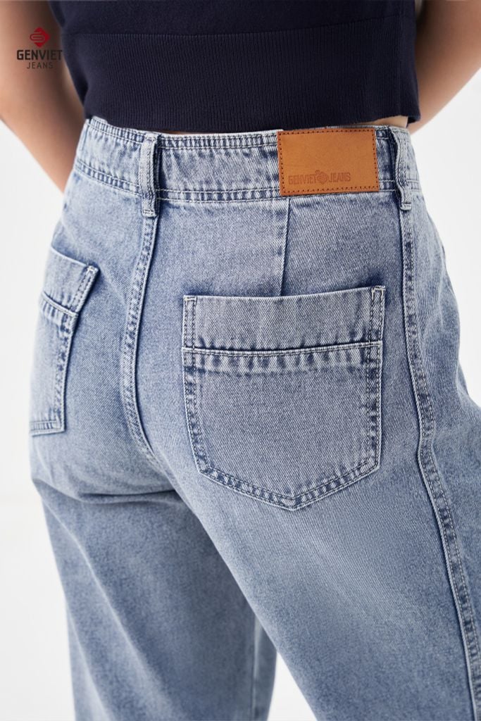 Quần Jeans Nữ Suông Vừa TQ1223J08736
