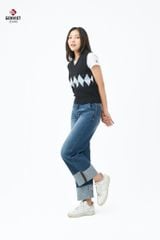 Quần Jeans Nữ Suông Vừa XQ1223J08732
