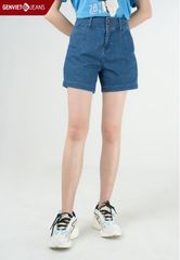 Quần Sooc Nữ Jeans Suông DQ424J2137