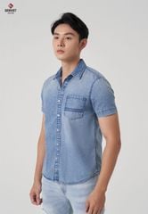 Áo Sơ Mi Jeans Cộc Tay Nam T3323J8569