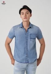 Áo Sơ Mi Jeans Cộc Tay Nam T3323J8569