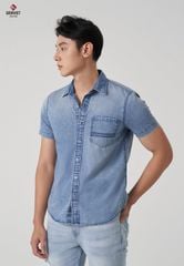 Áo Sơ Mi Jeans Cộc Tay Nam T3323J8569