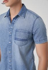 Áo Sơ Mi Jeans Cộc Tay Nam T3323J8569