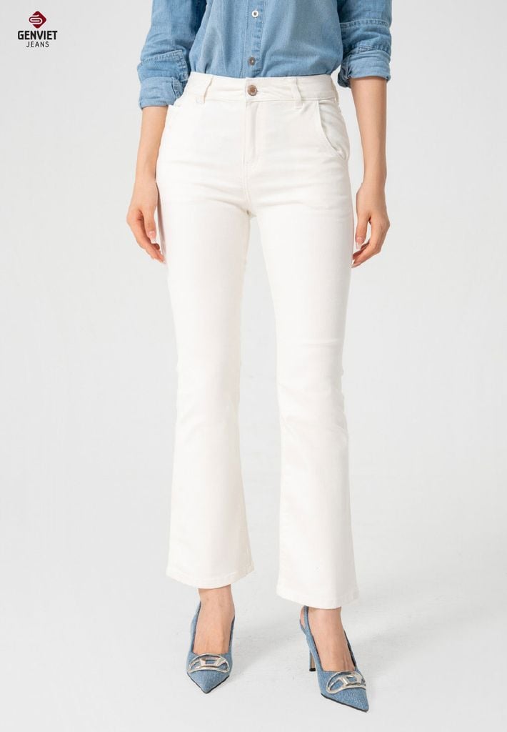 Quần Jeans Nữ Ống Vảy DQ110J8408