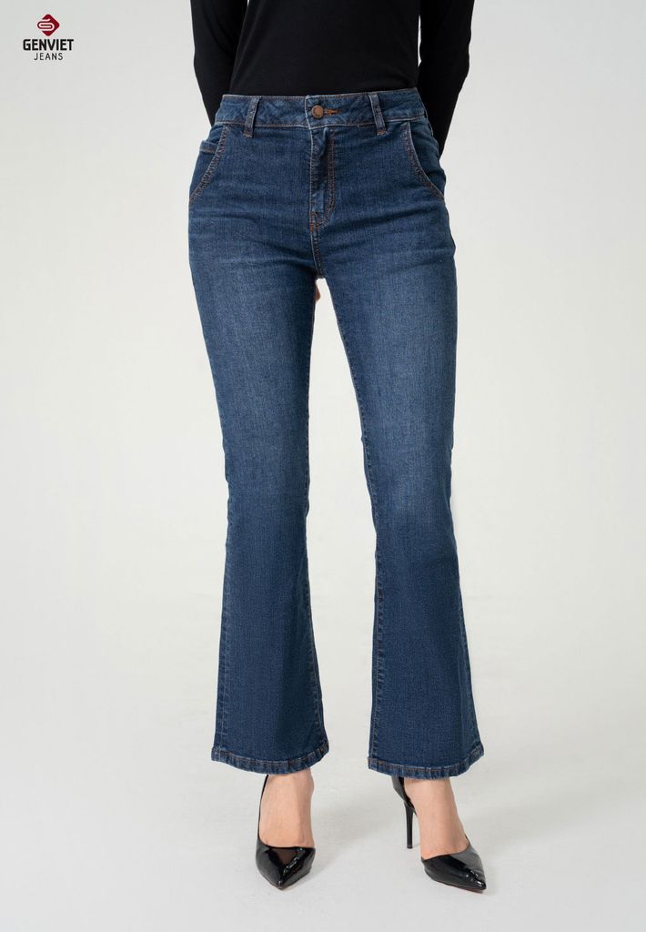 Quần Jeans Nữ Ống Vảy DQ110J8408