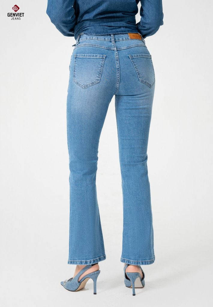 Quần Jeans Nữ Ống Vảy DQ110J8408