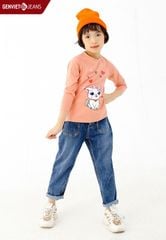 Áo Thun Dài Tay Bé Gái Thun Ôm Vừa BC121T2015