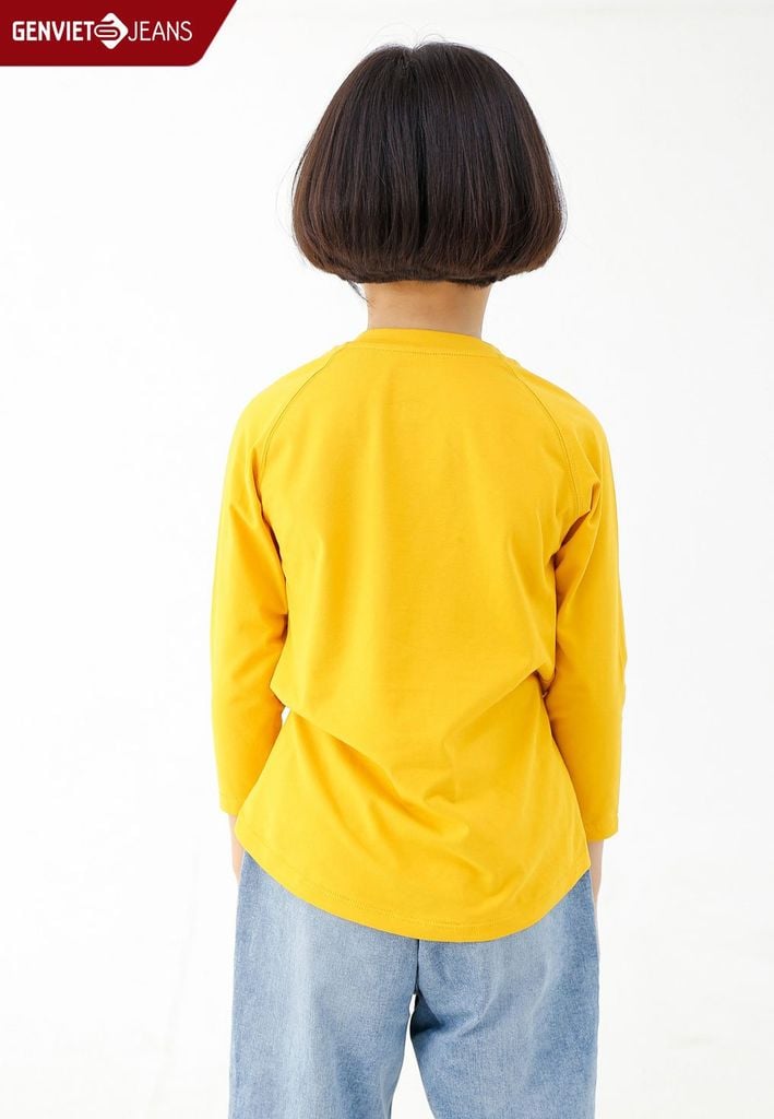 Áo Thun Dài Tay Bé Gái Thun Ôm Vừa BC121T2015