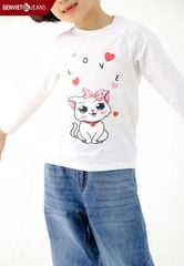 Áo Thun Dài Tay Bé Gái Thun Ôm Vừa BC121T2015