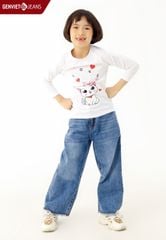 Áo Thun Dài Tay Bé Gái Thun Ôm Vừa BC121T2015