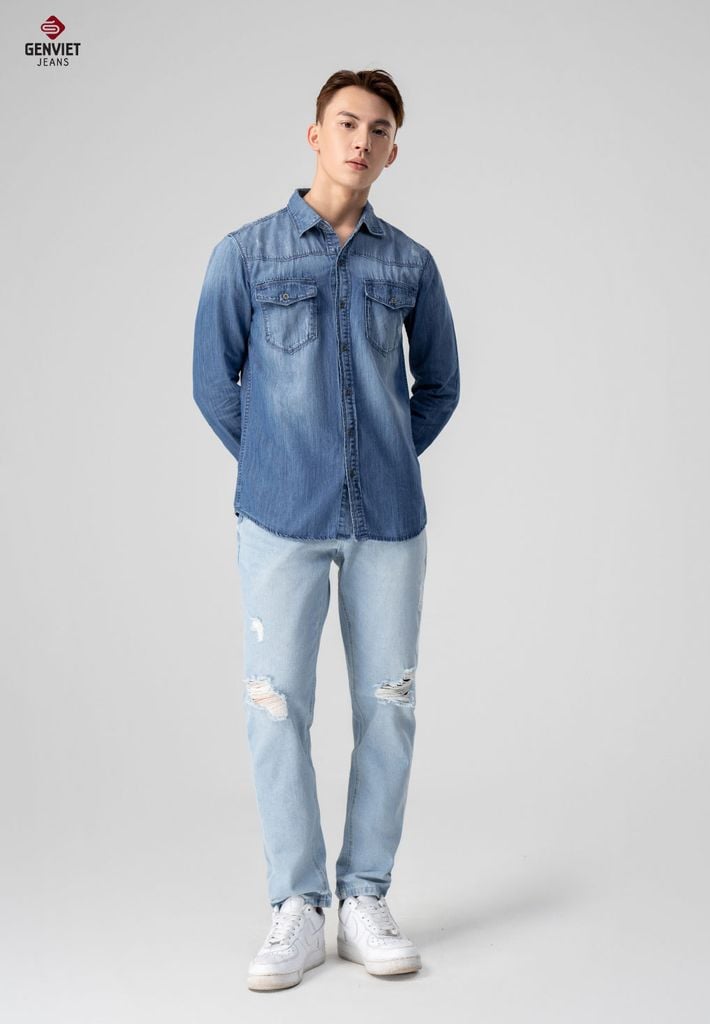 Áo Sơ Mi Dài Tay Nam T3121J8166