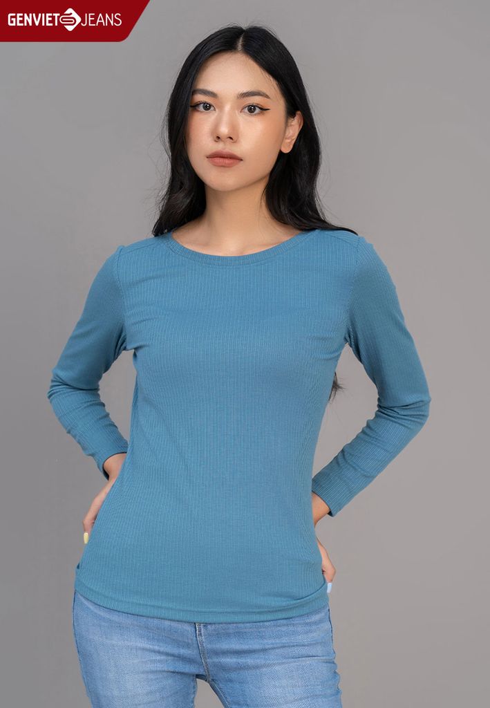 Áo Thun Nữ Dài Tay DC121T2330