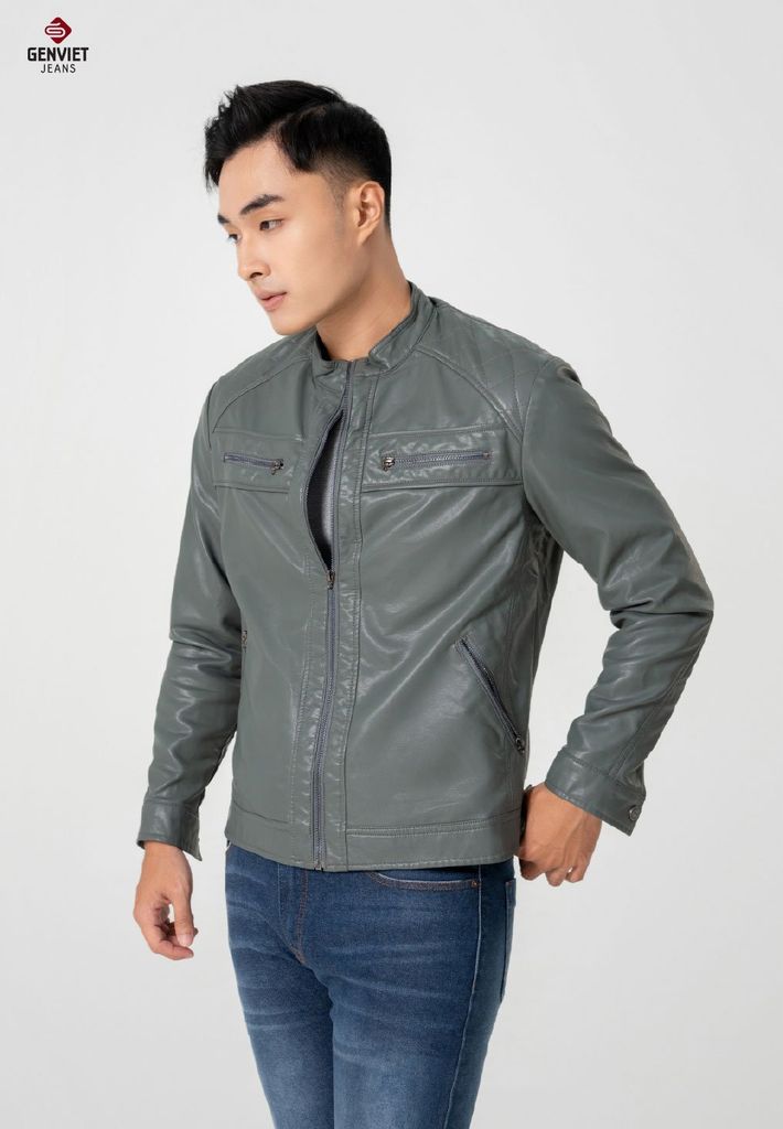 Áo Khoác Da 2 Lớp Nam T7123D8443