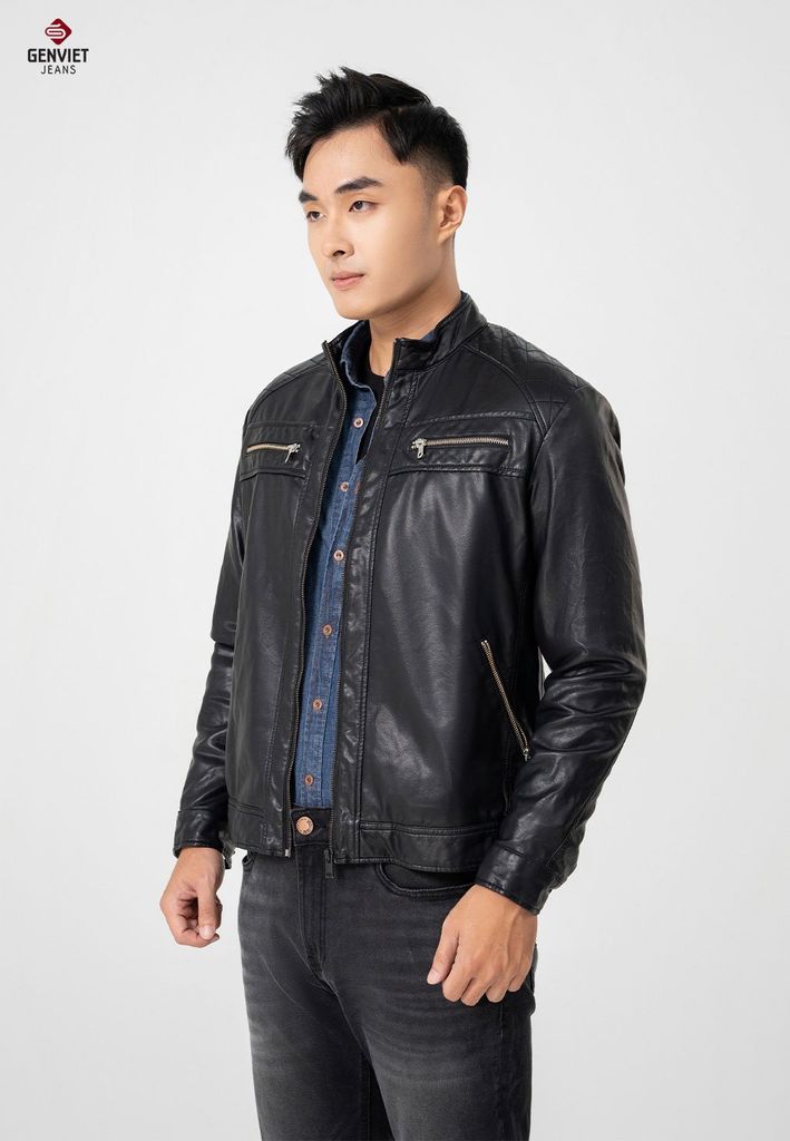 Áo Khoác Da 2 Lớp Nam T7123D8443