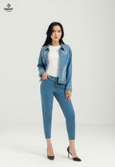 Áo Khoác Jeans Nữ 1 Lớp TK121J8044