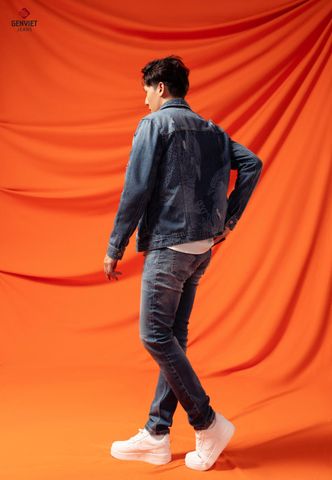 Quần Jeans Nam Ống Col Vừa X1103J8618