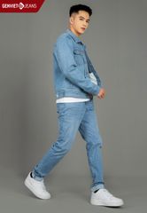 Áo Khoác Jeans 1 Lớp Nam D6121J2338