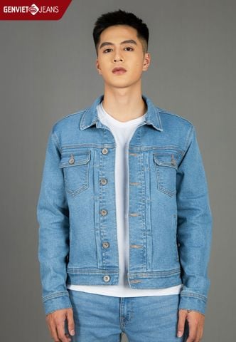 Áo Khoác Jeans 1 Lớp Nam D6121J2338