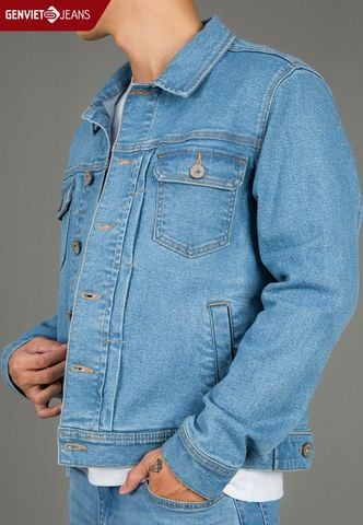 Áo Khoác Jeans 1 Lớp Nam D6121J2338