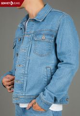 Áo Khoác Jeans 1 Lớp Nam D6121J2338