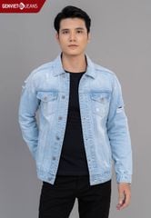 Áo Khoác Jeans 1 Lớp Nam