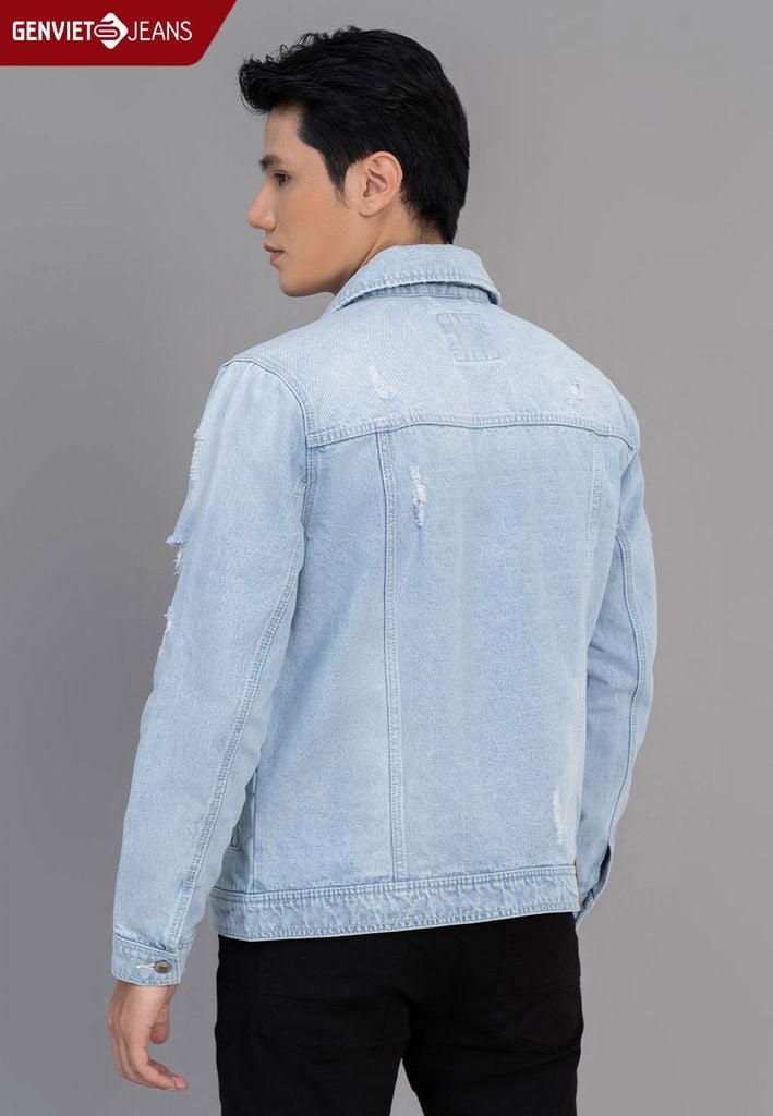 Áo Khoác Jeans 1 Lớp Nam