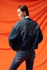 Áo Khoác Jeans Nữ 1 Lớp XK124J8601