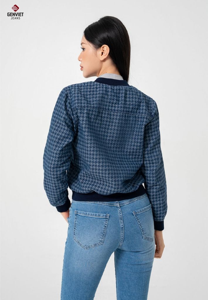 Áo Khoác Jeans Nữ 1 Lớp TK126J8456