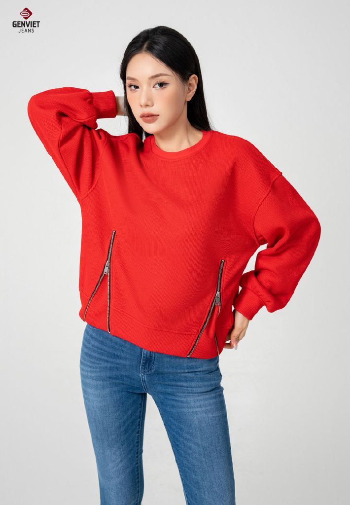 Áo Nỉ Dài Tay Nữ TC124H8463