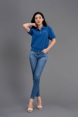 Áo Polo Cộc Tay Nữ Thun Suông DP324T2227
