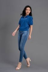 Áo Polo Cộc Tay Nữ Thun Suông DP324T2227