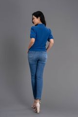 Áo Polo Cộc Tay Nữ Thun Suông DP324T2227