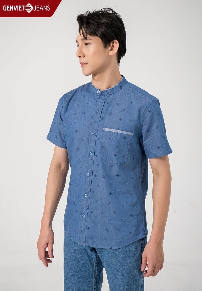 Áo Sơ Mi Cộc Tay Nam T3321S1859