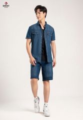 Áo Sơ Mi Jeans Cộc Tay Nam X3324J8198