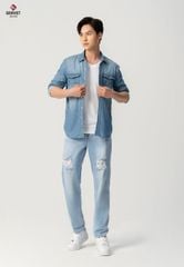 Áo Sơ Mi Jeans Dài Tay Nam T3123J8536