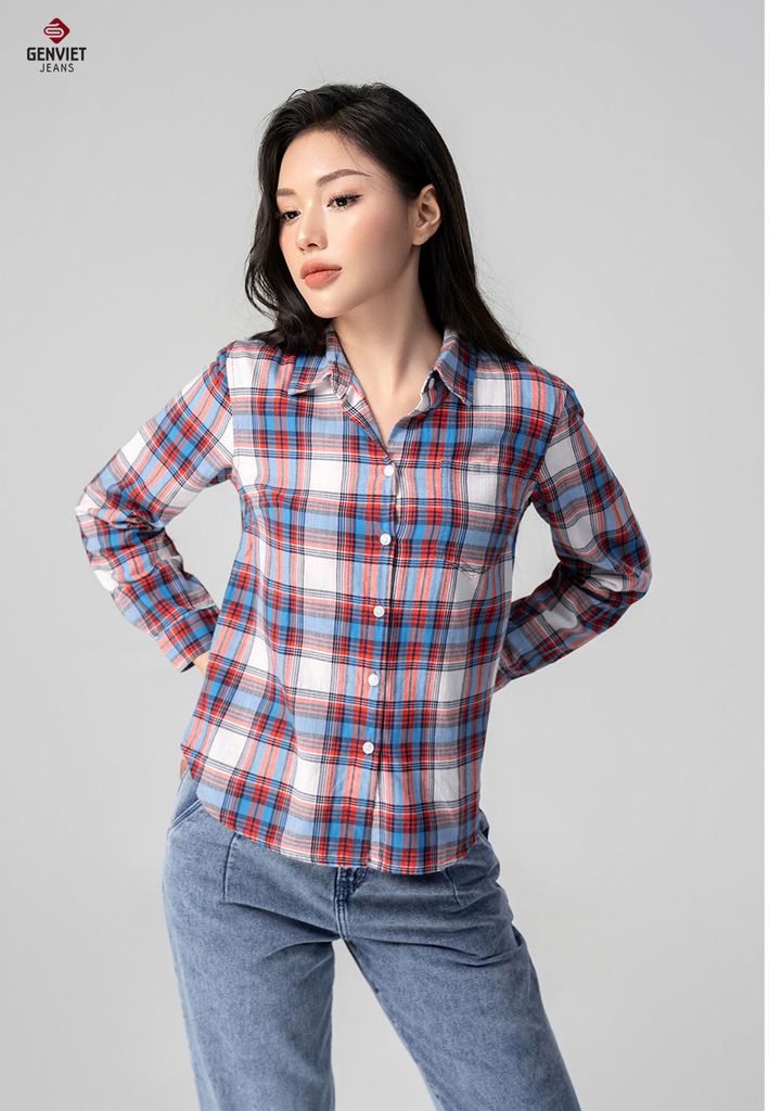 Áo Sơ Mi Dài Tay Nữ TA123L8173