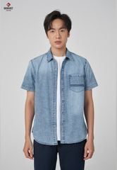 Áo Sơ Mi Jeans Cộc Tay Nam T3323J8569